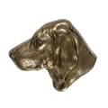 Pikkukuva 1 / 3: Weimarinseisoja, Weimarinseisoja - muistolaatta koiran kanssa, henkilökohtainen kiitos, palkinto, tutkintotodistus Art-Dog-brändin omistautumisesta