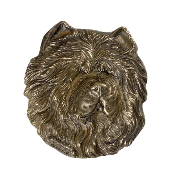 Chow Chow - en minnestavla med en hund, en personlig tacklapp, ett pris, ett diplom med en dedikation från varumärket Art-Dog