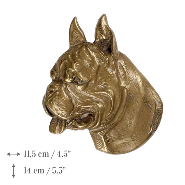 Boxer, Boxer - minnestavla med en hund, personligt tack, pris, diplom med dedikation av varumärket Art-Dog