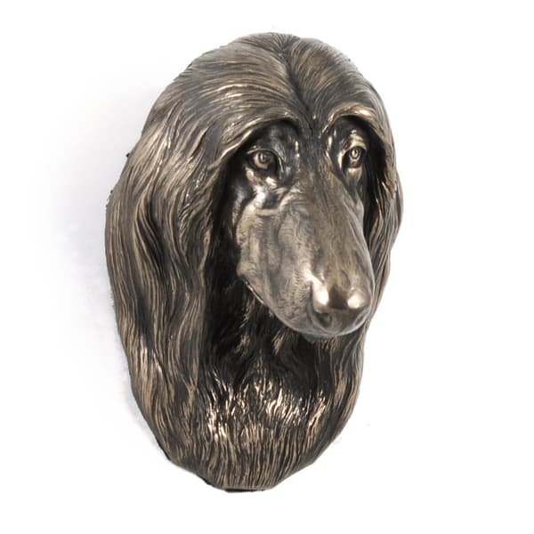 Afghan Hound - hundestatuette, hængende buste, unik dekoration til en hundeelsker af Art-Dog