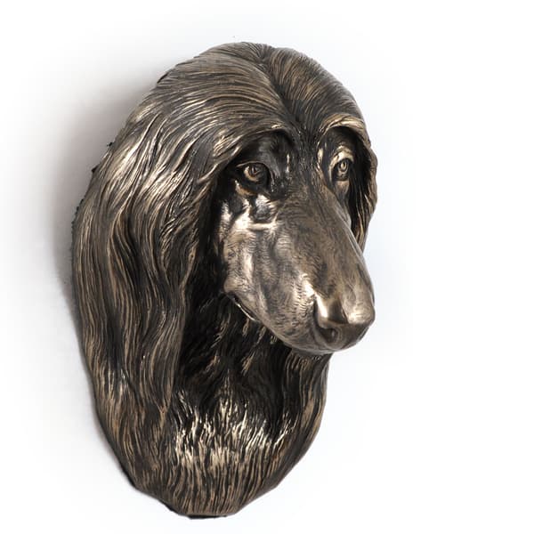 Afghan Hound - hundestatuette, hængende buste, unik dekoration til en hundeelsker af Art-Dog
