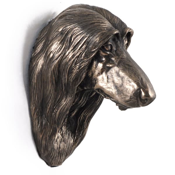 Afghan Hound - hundestatuette, hængende buste, unik dekoration til en hundeelsker af Art-Dog