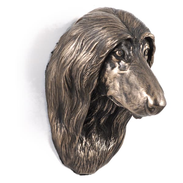 Afghan Hound - hundestatuette, hængende buste, unik dekoration til en hundeelsker af Art-Dog