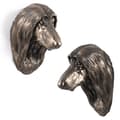 Miniatyrbillede 1 af 7: Afghan Hound - hundestatuette, hængende buste, unik dekoration til en hundeelsker af Art-Dog