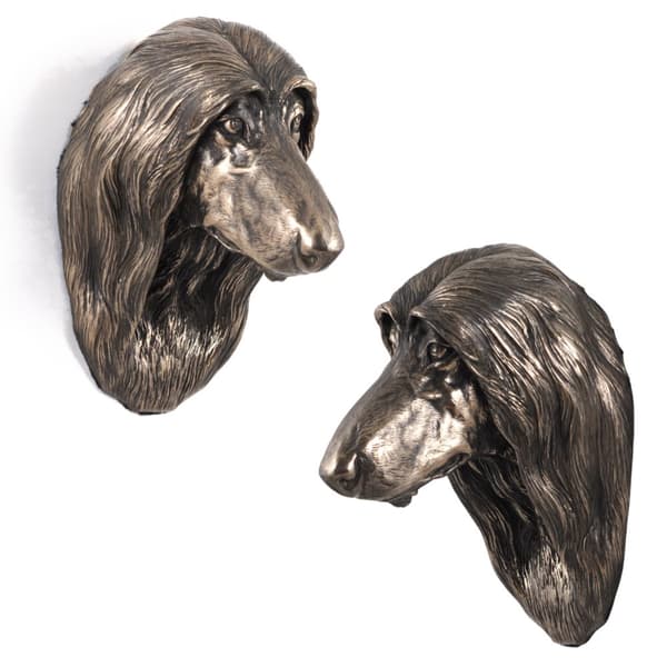 Afghan Hound - hundestatuette, hængende buste, unik dekoration til en hundeelsker af Art-Dog