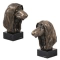 Pikkukuva 1 / 6: Afganistaninkoira - koirapatsas, rintakuva kivijalustalla, veistos, Art-Dogin koiranäyttelyn pokaali