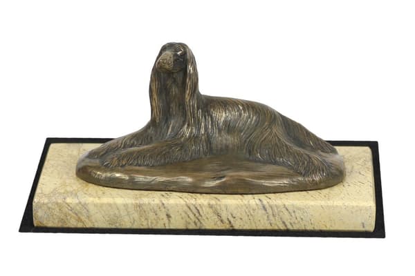 Afghan Hound - hundestatuette, hundesilhuetfigur, hundeudstillingstrofæ af Art-Dog