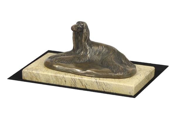 Afghan Hound - hundestatuette, hundesilhuetfigur, hundeudstillingstrofæ af Art-Dog