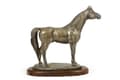 Miniatyrbillede 1 af 9: Arabisk hest I - statuette med en hest, silhuet af en hest på træ, prestigefyldt pris i Art-Dog-mærkekonkurrencen