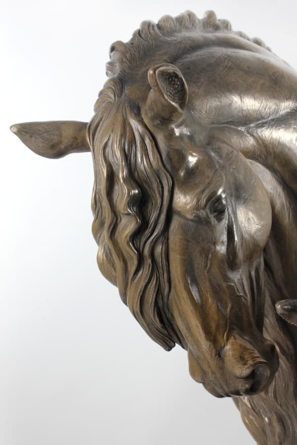 Mor och föl Fresan-hästar - exklusiv häststatyett, lyxig inredning, unik upplaga av Art-Dog-figurer
