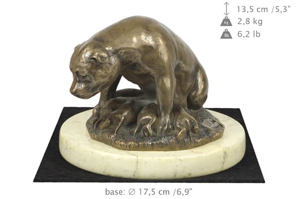 Staffordshire Bull Terrier, Staffik, Staffi I - hundestatuette, hundesilhuetfigur, hundeudstillingstrofæ af Art-Dog