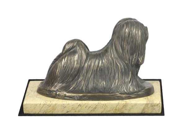 Lhasa Apso - hundestatuette, hundesilhuetfigur, hundeudstillingstrofæ af Art-Dog