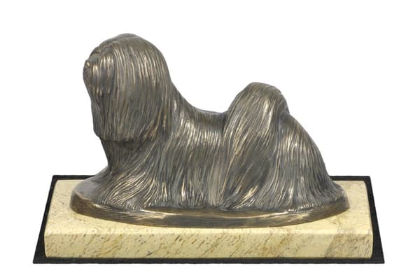 Lhasa Apso - hundestatuette, hundesilhuetfigur, hundeudstillingstrofæ af Art-Dog