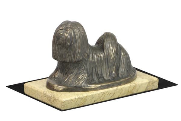Lhasa Apso - hundestatuette, hundesilhuetfigur, hundeudstillingstrofæ af Art-Dog