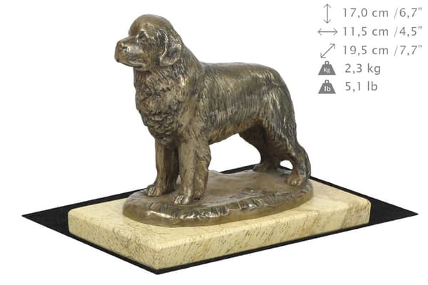 Newfoundland, Newfoundland, Wodołaz - koirapatsas, koiran siluettihahmo, Art-Dogin koiranäyttelypalkinto