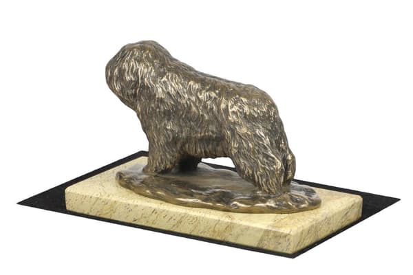 Puolan alamaanlammaskoira, PON - koirapatsas, koiran siluettihahmo, Art-Dogin koiranäyttelypalkinto