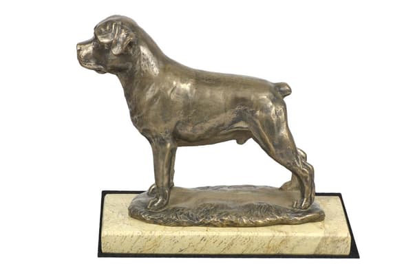 Rottweiler - hundestatuette, hundesilhuetfigur, hundeudstillingstrofæ af Art-Dog