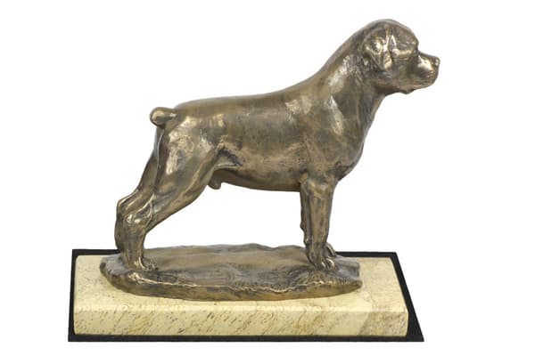 Rottweiler - hundestatuette, hundesilhuetfigur, hundeudstillingstrofæ af Art-Dog