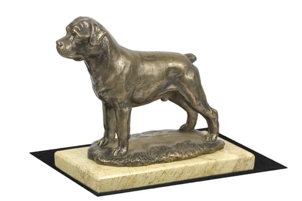 Rottweiler - hundestatuette, hundesilhuetfigur, hundeudstillingstrofæ af Art-Dog