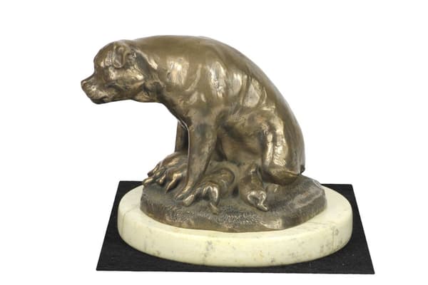 Rottweiler I - koirapatsas, koiran siluettihahmo, koiranäyttelypalkinto Art-Dogilta