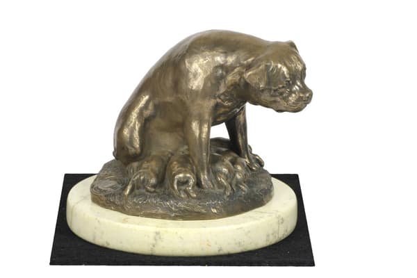 Rottweiler I - koirapatsas, koiran siluettihahmo, koiranäyttelypalkinto Art-Dogilta