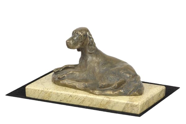 Engelsk setter, Laverack - hundstatyett, hundsilhuettfigur, hundutställningstrofé av Art-Dog