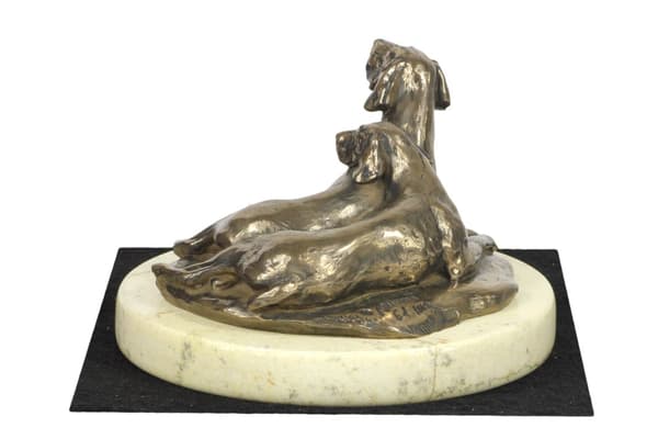 Weimaraner, Weimaraner - hundestatuette, hundesilhuetfigur, hundeudstillingstrofæ af Art-Dog