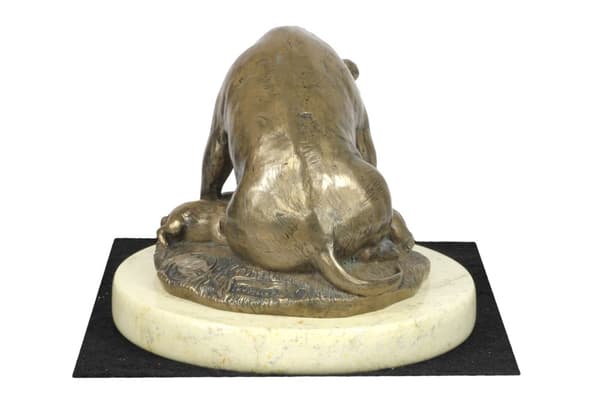 Staffordshire Bull Terrier, Staffik, Staffi II - hundstatyett, hundsilhuettfigur, hundutställningstrofé av Art-Dog