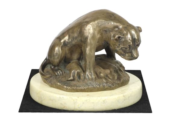 Staffordshire Bull Terrier, Staffik, Staffi II - hundstatyett, hundsilhuettfigur, hundutställningstrofé av Art-Dog
