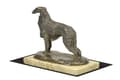 Miniatyrbillede 3 af 5: Russisk Borzoi Greyhound, Borzoi, Barzoi IV - hundestatuette, hundesilhuetfigur, hundeudstillingstrofæ af Art-Dog