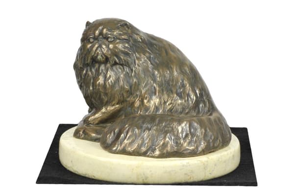 Persisk - en kattstatyett, en hundsilhuettfigur, en trofé för en hundutställning av Art-Dog