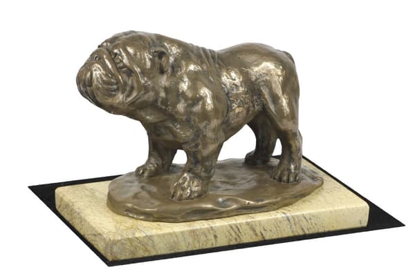 Bulldog I - koirapatsas, koiran siluettihahmo, palkinto koiranäyttelyyn Art-Dog