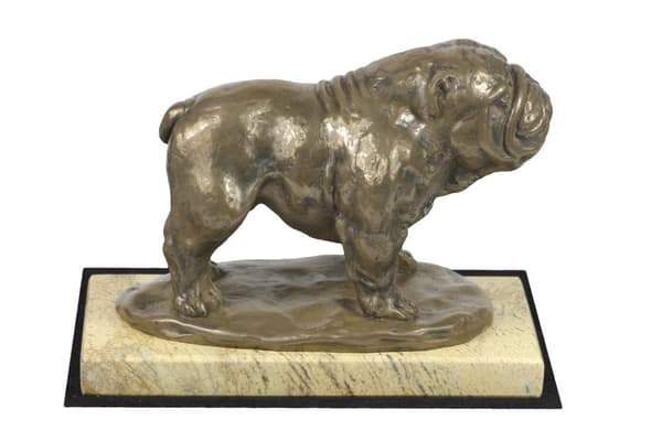 Bulldog I - koirapatsas, koiran siluettihahmo, palkinto koiranäyttelyyn Art-Dog