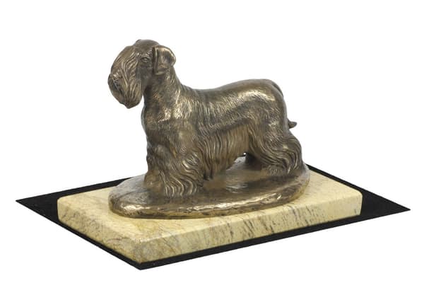 Czech Terrier, Cesky Terrier - hundstatyett, hundsilhuettfigur, hundutställningstrofé av Art-Dog