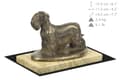 Miniatyrbild 5 av 5: Czech Terrier, Cesky Terrier - hundstatyett, hundsilhuettfigur, hundutställningstrofé av Art-Dog