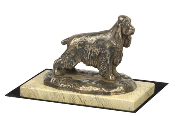 Engelsk Cocker Spaniel - hundestatuette, hundesilhuetfigur, hundeudstillingstrofæ af Art-Dog