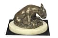 Miniatyrbild 3 av 5: Bull terrier, Bull Terrier II - hundstatyett, hundsilhuettfigur, hundutställningstrofé av Art-Dog