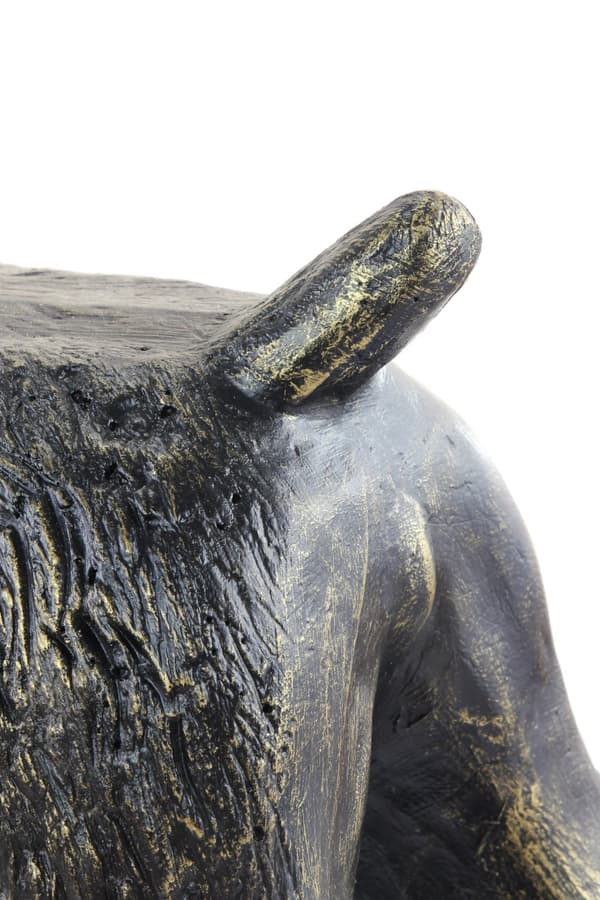 Russian Black Terrier - hundstatyett i naturlig storlek, figur i skala 1:1, trädgårdsstaty av Art-Dog