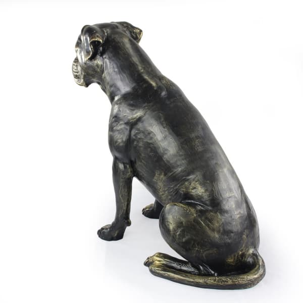 Boxer, Boxer - en hundestatuette i naturlig størrelse, en figur i skala 1:1, en statue til haven af Art-Dog