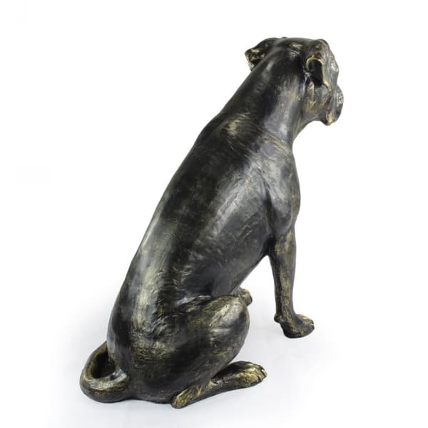 Boxer, Boxer - en hundestatuette i naturlig størrelse, en figur i skala 1:1, en statue til haven af Art-Dog