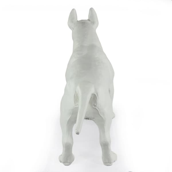 Bull Terrier, Bull Terrier I - hundestatuette i naturlig størrelse, figur i skala 1:1, statue til haven af Art-Dog