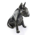 Miniatyrbild 3 av 8: Bull Terrier, Bull Terrier II - hundstatyett i naturlig storlek, figur i skala 1:1, staty för trädgården av Art-Dog
