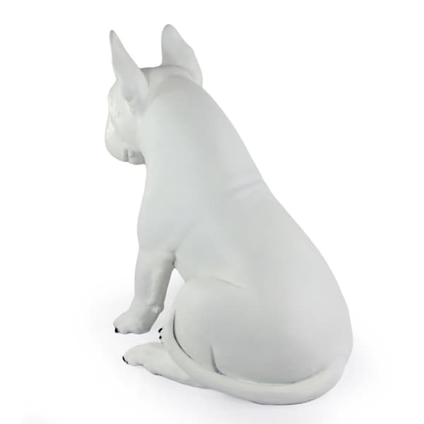 Bullterrieri, Bullterrieri III - koirapatsas luonnollisessa koossa, figuuri mittakaavassa 1:1, patsas puutarhaan Art-Dog
