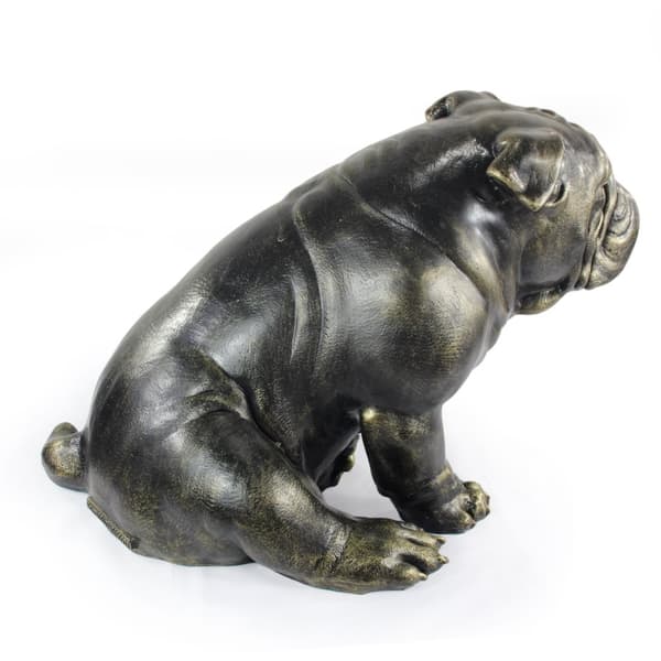 Engelsk bulldog, Bulldog - en hundestatuette i naturlig størrelse, en figur i skala 1:1, en statue til haven af Art-Dog