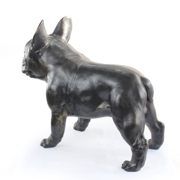 Fransk bulldog - en hundestatuette i naturlig størrelse, en figur i skala 1:1, en statue til haven af Art-Dog