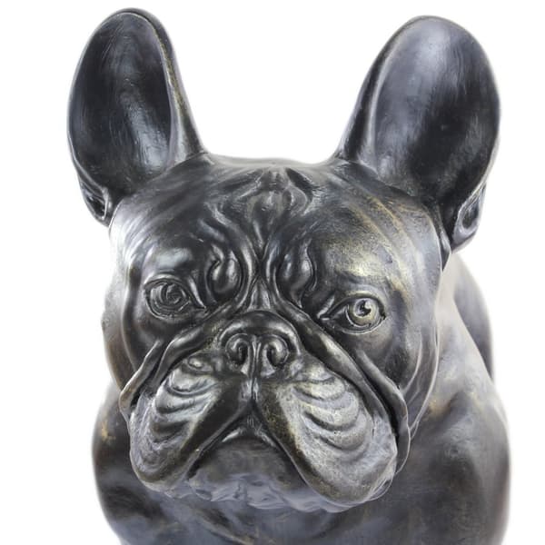 Fransk bulldog - en hundestatuette i naturlig størrelse, en figur i skala 1:1, en statue til haven af Art-Dog