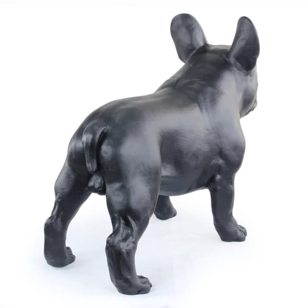 French Bulldog I - en hundstatyett i naturlig storlek, en figur i skala 1:1, en staty för trädgården av Art-Dog