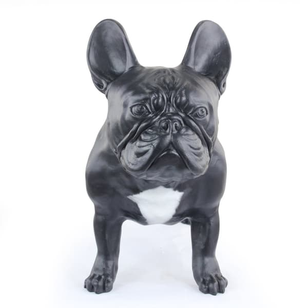 French Bulldog I - en hundstatyett i naturlig storlek, en figur i skala 1:1, en staty för trädgården av Art-Dog