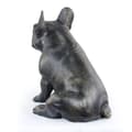 Miniatyrbillede 5 af 10: French Bulldog II - en hundestatuette i naturlig størrelse, en figur i skala 1:1, en statue til haven af Art-Dog
