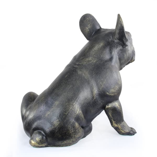 French Bulldog II - en hundestatuette i naturlig størrelse, en figur i skala 1:1, en statue til haven af Art-Dog